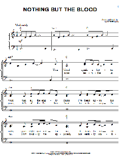 Nothing But The Blood von Matt Redman (Download) 