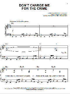 Don't Charge Me For The Crime von Jonas Brothers (Download) 