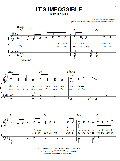 It's Impossible (Somos Novios) von Perry Como (Download) 