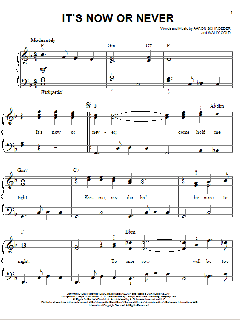 It's Now Or Never von Elvis Presley (Download) 