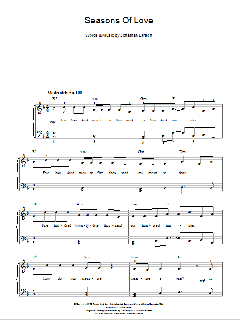 Seasons Of Love von Jonathan Larson (Download) 