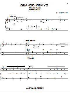 Quando Men Vo (Mussetta's Waltz) von Giacomo Puccini (Download) 