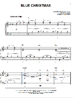 Blue Christmas von Elvis Presley (Download) 