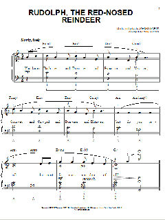 Rudolph The Red-Nosed Reindeer von Johnny Marks (Download) 