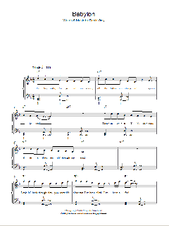 Babylon von David Gray (Download) 