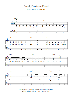 Food, Glorious Food von Lionel Bart (Download) 