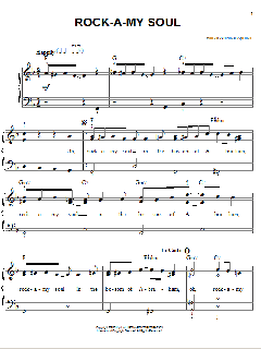 Rock A My Soul von African-American Spiritual (Download) 