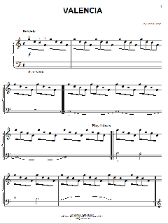 Valencia von David Lanz (Download) 