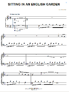 Sitting In An English Garden von David Lanz (Download) 