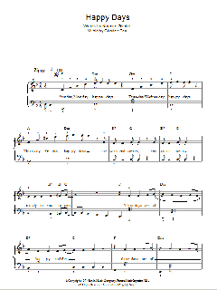 Happy Days von Charles Fox (Download) 