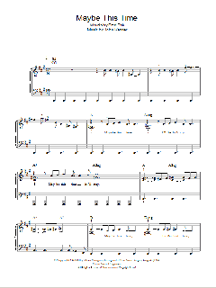 Maybe This Time von Fred Ebb (Download) 