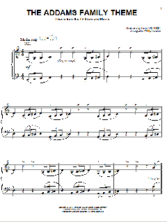 The Addams Family Theme von Vic Mizzy (Download) 