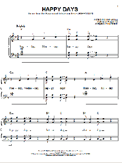 Happy Days von Charles Fox (Download) 