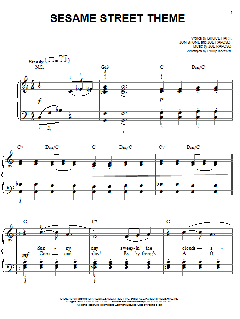 Sesame Street Theme von Joe Raposo (Download) 