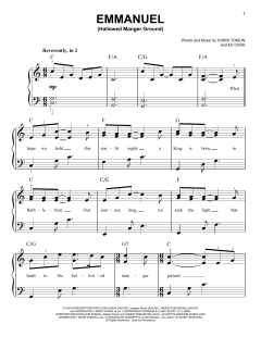 Emmanuel (Hallowed Manger Ground) von Chris Tomlin (Download) 