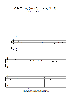 Ode To Joy from Symphony No. 9, Fourth Movement von Ludwig van Beethoven (Download) 