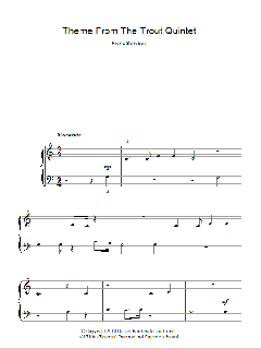 Theme From The Trout Quintet von Franz Schubert (Download) 