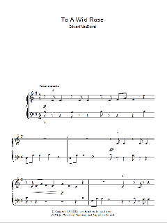 To A Wild Rose von Edward MacDowell (Download) 