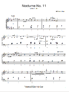 Nocturne No. 11, Op. 37, No. 1, G Minor von Frédéric Chopin (Download) 