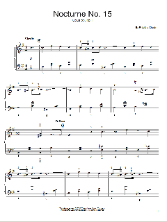 Nocturne  Op. 15, No. 1 von Frédéric Chopin (Download) 