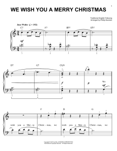 We Wish You A Merry Christmas [Jazz version] von Traditional English Folksong (Download) 