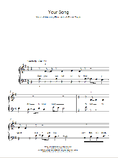 Your Song (Chorus Only) von Elton John (Download) 