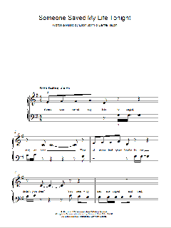 Someone Saved My Life Tonight von Elton John (Download) 