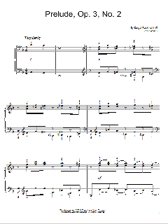 Prelude In C# Minor, Op. 3, No. 2 von Sergei Rachmaninoff (Download) 