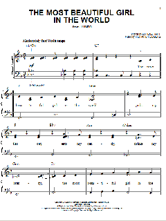 The Most Beautiful Girl In The World von Lorenz Hart (Download) 