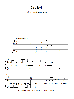 Said It All von Take That (Download) 