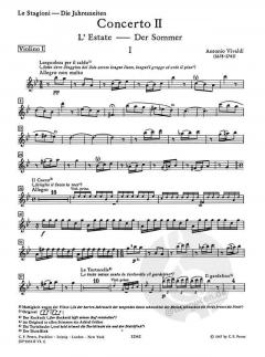 Die vier Jahreszeiten E-Dur op. 8 Nr. 1 RV 269: Der Frühling von Antonio Vivaldi 