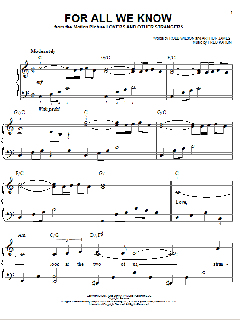 For All We Know von Fred Karlin (Download) 