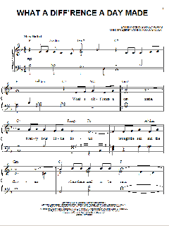 What A Diff'rence A Day Made von Stanley Adams (Download) 