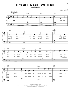 It's All Right With Me von Cole Porter (Download) 