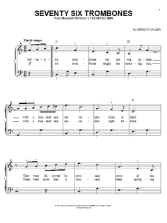 Seventy Six Trombones von Meredith Willson (Download) 