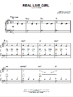 Real Live Girl von Cy Coleman (Download) 