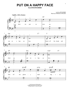 Put On A Happy Face von Lee Adams (Download) 