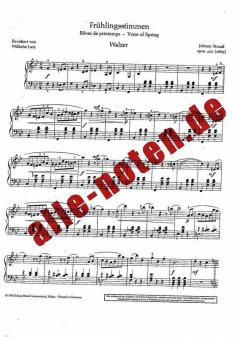 Frühlingsstimmen op. 410 von Johann Strauss (Sohn) 