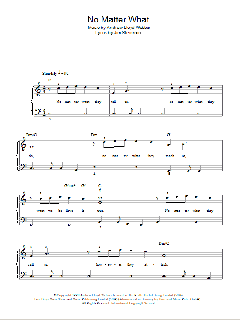 No Matter What von Andrew Lloyd Webber (Download) 