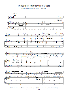 That Don't Impress Me Much von Shania Twain (Download) 