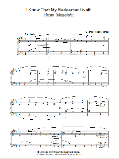 I Know That My Redeemer Liveth von George Frideric Handel (Download) 