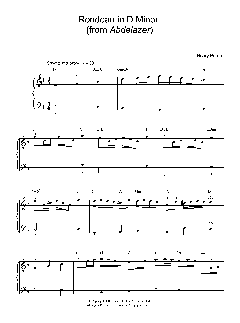 Rondeau in D Minor von Henry Purcell (Download) 