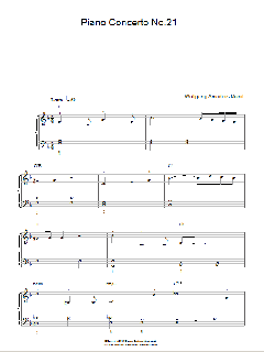 Piano Concerto No. 21 In C Major von Wolfgang Amadeus Mozart (Download) 