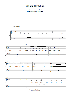 Where Or When von Lorenz Hart (Download) 