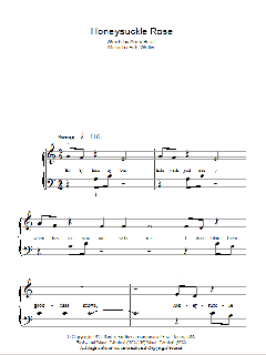 Honeysuckle Rose von Andy Razaf (Download) 