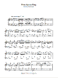 Pine Apple Rag von Scott Joplin (Download) 