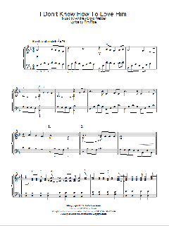 I Don't Know How To Love Him von Andrew Lloyd Webber (Download) 