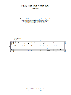Polly Put The Kettle On von Traditional (Download) 