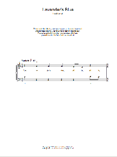 Lavender Blue (Dilly Dilly) von Burl Ives (Download) 