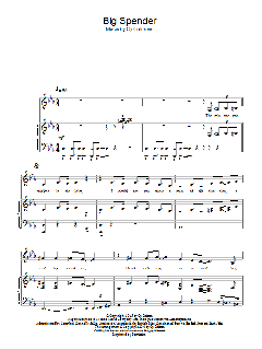 Big Spender von Cy Coleman (Download) 